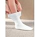 FootSmart Men's / Women's Diabetic Extra-Roomy Crew Socks