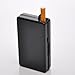 Housweety Cigarette Case Holder Box for 10 Cigarettes Black