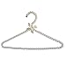 WHOSEE 4 Pack Clothes Pearl Hanger 10KG Weight Bearing Trouser Bead Skirts Hanging Holder White