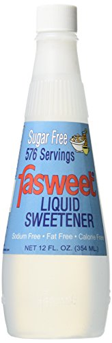 Fasweet Liquid Sweetener - Sugar Free, 12 oz