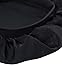 Satin Silk Bonnet Sleep Cap - Black Soft Wide Band S Women Night Hat For Long Curly Natural Hair Salon Silk Scarf Chemo Patient Slouch Slouchy
