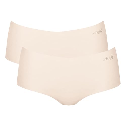 Sloggi Womens 24/7 Cotton Midi C3p Boxer Briefs, White, 50 UK