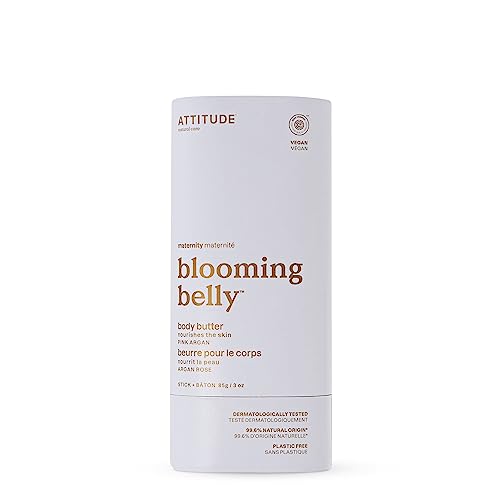 ATTITUDE Plastic-Free Body Butter Bar for Pregnant Dry and Str... 31VYj4KNPHL