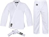 Hawk Sports Karate Uniform for Kids & Adults Lightweight Student Karate Gi Martial Arts Uniform Free Belt