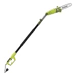 Sun Joe SWJ803E-RM Factory Refurbished 10" 8-Amp Multi-Angle Telescopic Electric Pole Chain Saw, Green