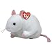Ty Beanie Baby Tiny the Cute White Mouse New 2010 Beanie
