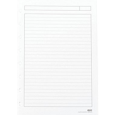Staples? Arc Notebook Filler Paper, Junior-sized, Narrow-Ruled, White, 50 Sheets