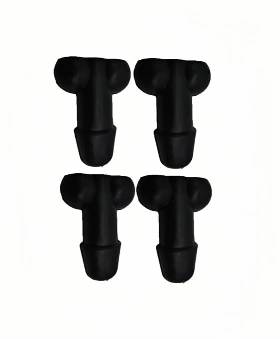 Carastora Glow-in-The-Dark Valve Stem Caps – 4-Pack Funny Wheel Accessories, Airtight, Rustproof, Dustproof & Waterproof Caps for Halloween ,Cars, Bikes, Trucks, Motorcycles – Universal Fit(Black)