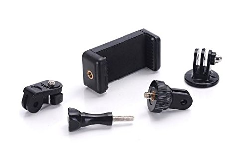 Octo Mounts Universal Smartphone Holder Adapter Kit. Compatible with Any Tripod, Action Mount or GoPro Mount Accessory. Compatible with iPhone, Samsung Galaxy, Android, Blackberry, Pixel, and HTC