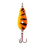 Lindy Fishing Tackle - Lindy Glow Spoon 1/8-Orange Tiger (LGS312)