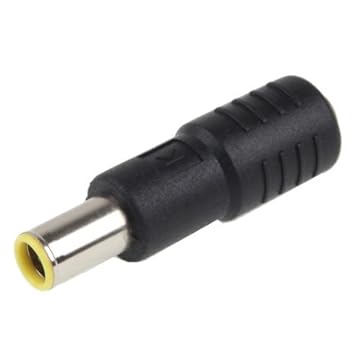 7,9 x 5,5mm DC männlich zu 5,5 x 2,1mm DC weiblich Laptop Stecker Adapter | DC-Hohlstecker Akku Ladegerät Stecker für IBM Len