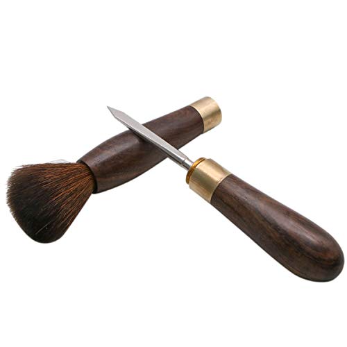 JETEHO Sandalwood Puer puerh Tea Knife Needle Kungfu Tea Tool Set for Breaking Tea Cake