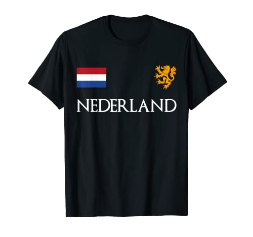 Nederland Tricolor Souvenir Proud Flag Of Netherlands T-Shirt