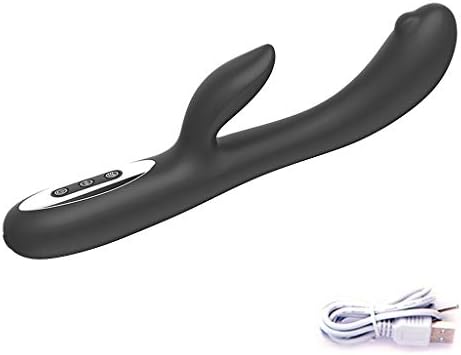 MeiYo 12 Speeds Waterproof Handheld Rabbit Vibrantor Body Mssager for Women Rechargeable,Whisper Quiet (Black)