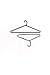 Makao Beach Trading Co. The WIDEST Clothes Hanger on The planet-22.375 inches (Almost 2 feet Across) Hula Hanger Giant Extra Wide Big Tubular Hanger (Set of 12)