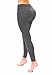 Women gray Leggings with pockets slim and tone control by Bon Bon Up