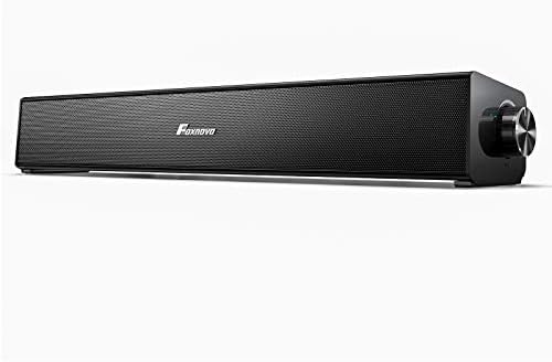 Computer Speakers, Foxnovo Wireless & Wired PC Soundbar, 20W Powerful Stereo Audio USB-Powered Computer Sound Bar Speaker for PC Desktop Laptop Smartphone Tablet TV, 3.5mm Aux-in & RCA Connection 1 Computer Speakers, Foxnovo Wireless & Wired PC Soundbar, 20W Powerful Stereo Audio USB-Powered Computer Sound Bar Speaker for PC Desktop Laptop Smartphone Tablet TV, 3.5mm Aux-in & RCA Connection