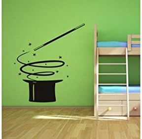 Magic Hat Magician Nursery Decals Wall Stickers Wall decals Nursery Baby Girl Baby Boy Children Kids Room Bedroom Sticker tr1034
