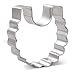 LILIAO Cookie Cutters Set Baby Shower - 7 Piece - Onesies, Bib, Rattle, Feeding Bottle, Baby Carriage, Rocking Horse Elephant - Stainless Steel