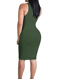 AVINE - Vestido de fiesta para mujer, elegante, sin mangas, corte de un hombro