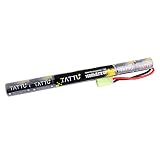 TATTU 8.4V NiMH Battery,1600mAh Butterfly Nunchuck Stick Battery with Tamiya Connector for Airsoft Gun