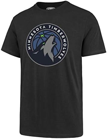 OTS mens Player Rival Tee NBA Medium, Charcoal Minnesota Timberwolves, Karl Anthony Towns