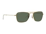 Ray Ban Caravan RB 3136 001 58mm Gold/ Crystal Green G-15 Sunglasses