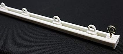 Caravan White Top Ceiling Fix Slim Curtain Track 1 6m 5ft 3in