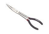 TEKTON 3493 11-Inch Long Reach 15-Degree Bent Nose Pliers