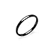 Black IP Tone High Polish 2mm Plain Comfort Fit Wedding Band Ring Stainless Steel, Many Sizes Available