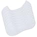 David Archy Women's 8 Pack Premium Cotton Low Cut No Show Basic Socks