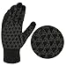 ViGrace Winter Warm Touchscreen Gloves for Men and Women Touch Screen Fleece Lined Knit Anti-Slip Wool Glove