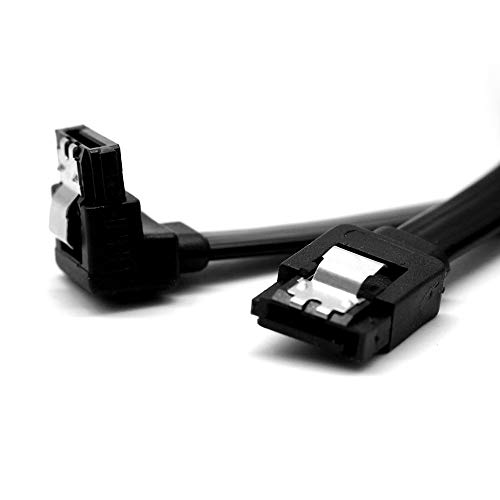 image for ABLEWE SATA Cable III 5 Pack 6Gbps 90 Degree Right Angle HDD SDD Data 
