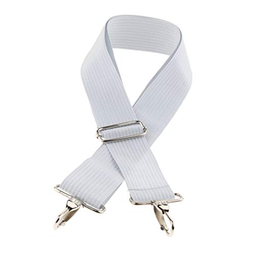 B Blesiya Adjustable African, Snare Drum Djembe Soft Strap Belt for Percussion Accessory - White, as described - Thumbnail 5