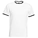 Fruit Of The Loom Mens Ringer Short Sleeve T-Shirt