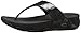 FitFlop Women's Lulu Shimmersuede Flip Flop, Black, 7 M US