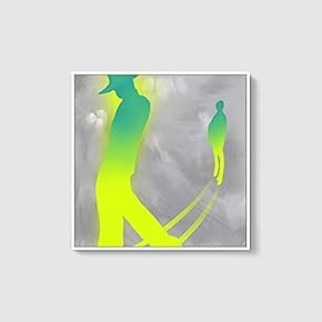 Framed Canvas Wall Art for Living Room, Bedroom Abstract Canvas Prints for Modern Home Decoration Ready to Hang - 16"x16" inches