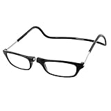 Clic Magnetic Regular Size Reading Glasses in Black