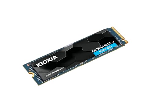KIOXIA EXCERIA PLUS G3 NVMe SSD 2TB interne SSD, PCIe Gen4 x 4, Lesen 5.000MB/s, Schreiben 3.900MB/s, Schwarzblau 2