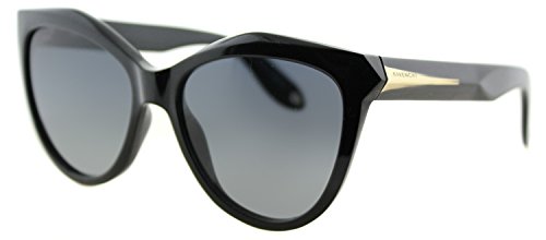 Givenchy GV 7009 QOL Black Plastic Cat-Eye Sunglasses