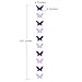 zilue Butterfly Banner Decorative Paper Garland for Wedding Baby Shower Birthday Theme Decor 110 Inches Long Pack of 2 Pieces White