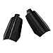 SENKAUTO Motorcycle Gloss Black Coffin Cut Hand Guards Customs Guard for Harley 06 and Older Baggers Electra Street Road Glide Road King and FXR's with Upgraded Controls. (Small)