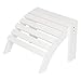 Shine Company Classic Ottoman, White