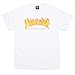 Thrasher Flame T-Shirt - White - MD