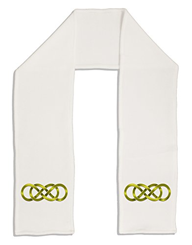 TooLoud Double Infinity Gold Adult Fleece 64" Scarf