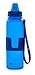 Nomader BPA-Free Collapsible Sports Water Bottle - Foldable with Reusable Leak Proof Twist Cap for Travel Hiking Camping Outdoor and Gym - 22 oz (Vibrant Blue)