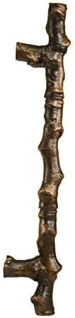 TimberBronze53 F-KBPL-6.0APBR-T Aspen Branch Drawer Handle, 6" Centers, Traditional Patina