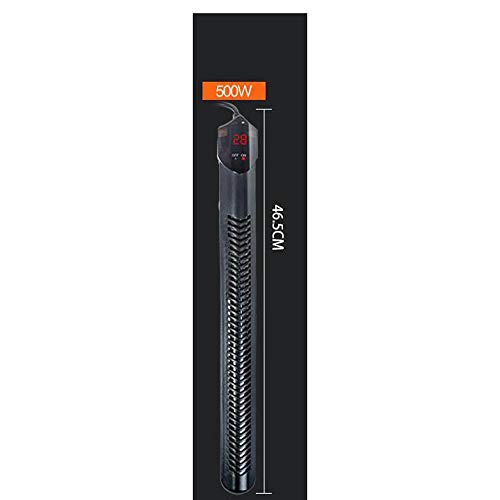 SISHUINIANHUA Aquarium Heating Rod Automatic Constant Temperature Aquarium Turtle Cylinder Mini Small Quartz Explosion-Proof Heater Heating Rod,500W