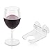 House Ur Home Bathtub Wine Glass Cupholder. Caddy Shower & Relax Bath with Powerful Strong Suction Cups, (1) Clear Acrylic