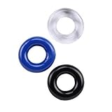 3PCS/Man's Toy Delay Ring Silicone Massage Ring,Dia